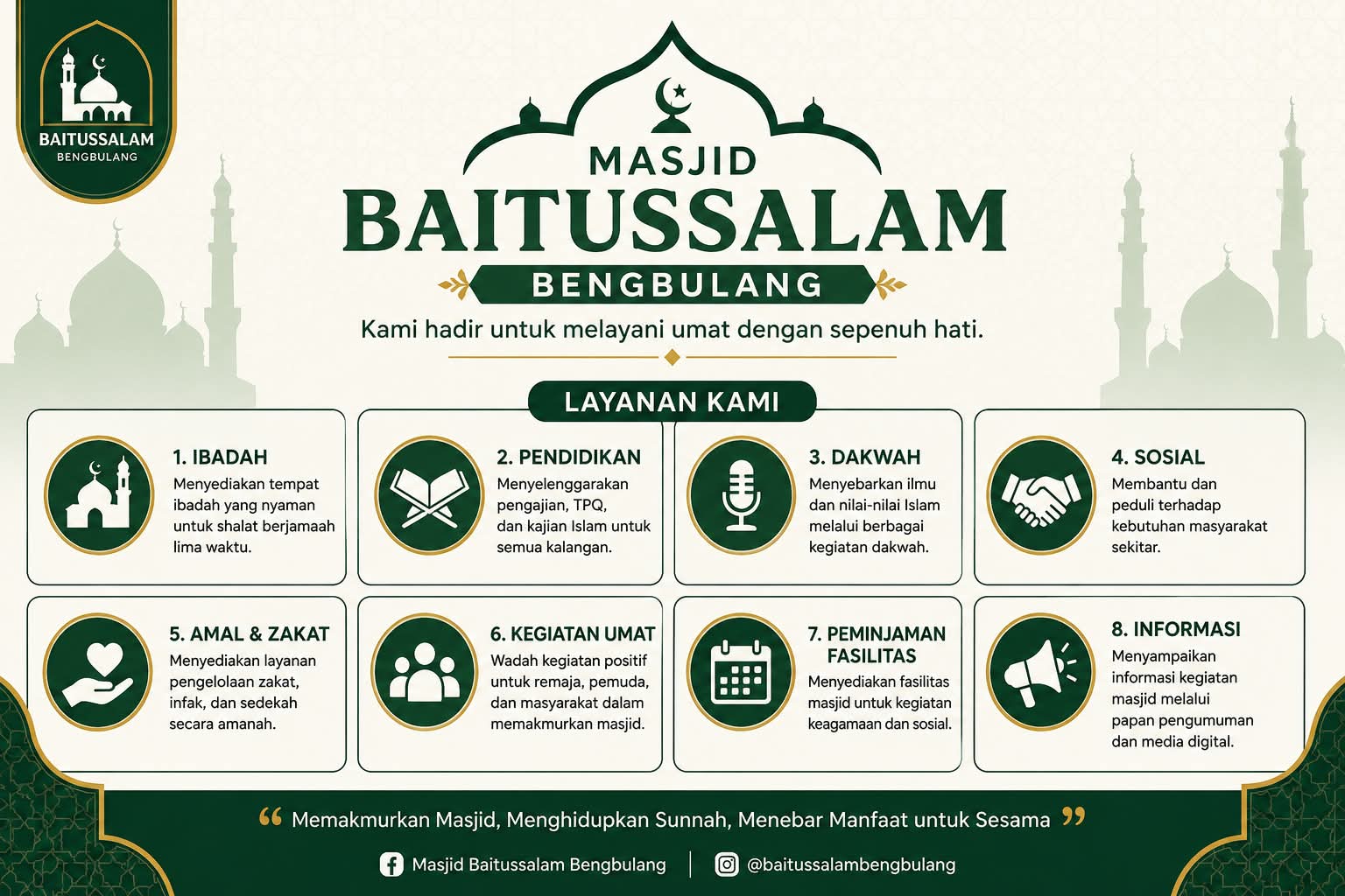 Layanan Masjid Baitussalam